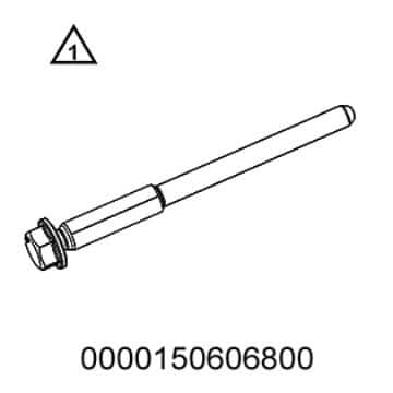 Locking screw – KTM 0000150606800